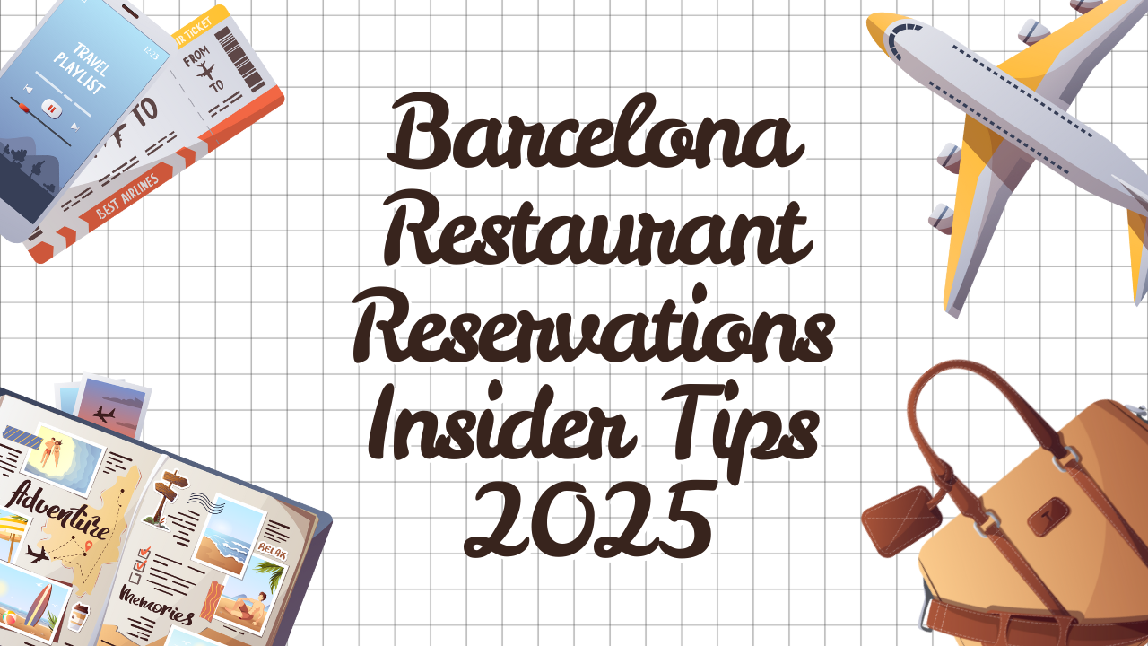 Barcelona Restaurant Reservations Insider Tips 2025